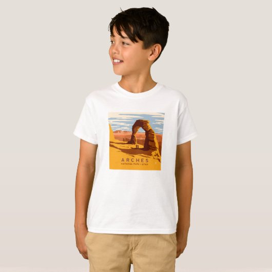 Nationaal park Arches Utah | T-shirt (Voorkant volledig)