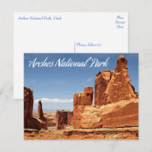 Nationaal Park Arches, Utah - Verenigde Staten Briefkaart (Voorkant / Achterkant)