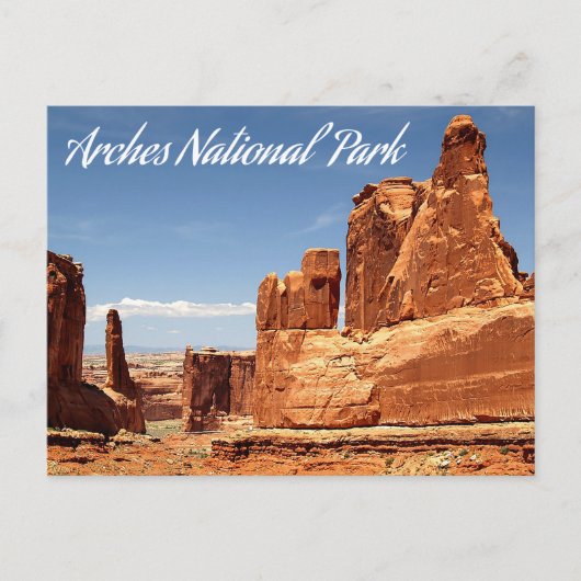 Nationaal Park Arches, Utah - Verenigde Staten Briefkaart (Voorkant)