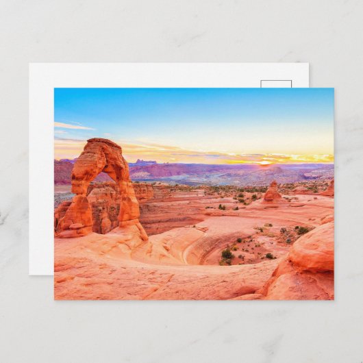Nationaal Park Arches, Utah, Verenigde Staten Briefkaart (Voorkant / Achterkant)
