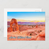 Nationaal Park Arches, Utah, Verenigde Staten Briefkaart (Voorkant / Achterkant)