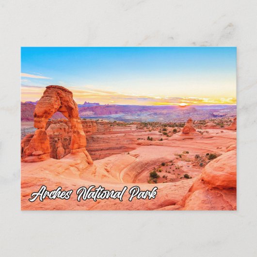 Nationaal Park Arches, Utah, Verenigde Staten Briefkaart (Voorkant)