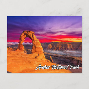 Nationaal Park Arches, Utah, Verenigde Staten Briefkaart