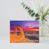 Nationaal Park Arches, Utah, Verenigde Staten Briefkaart (Staand voorkant)