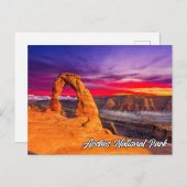 Nationaal Park Arches, Utah, Verenigde Staten Briefkaart (Voorkant / Achterkant)