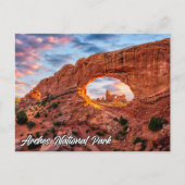 Nationaal Park Arches, Utah, Verenigde Staten Briefkaart (Voorkant)