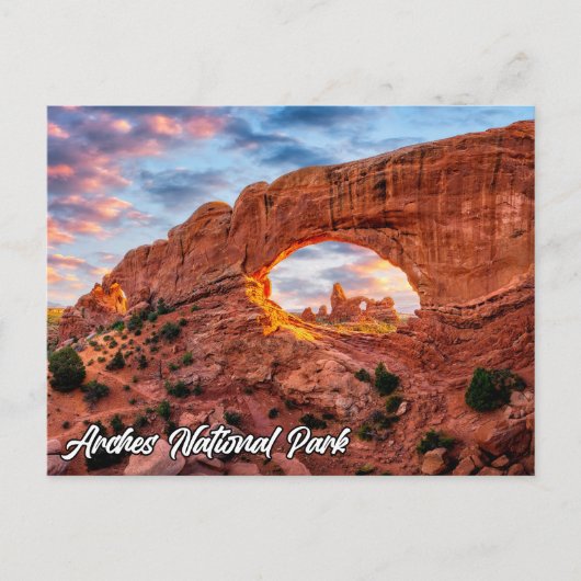 Nationaal Park Arches, Utah, Verenigde Staten Briefkaart (Voorkant)