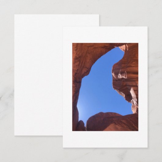 Nationaal Park Arches Wenskaart Bedankkaart (Voorkant / Achterkant)