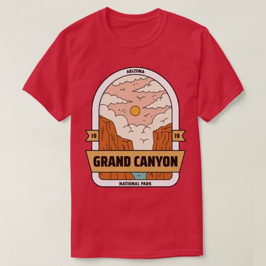 Nationaal park Arizona 1919 T-shirt (Design voorkant)