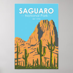 Nationaal Park Arizona Beehive Peak  Poster