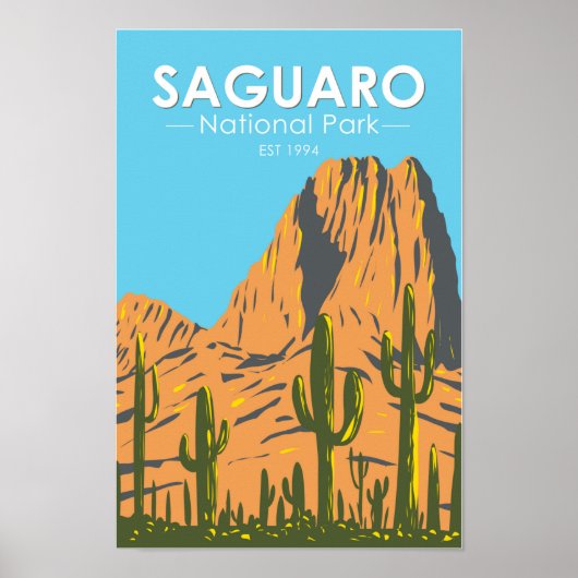 Nationaal Park Arizona Beehive Peak  Poster (Voorkant)