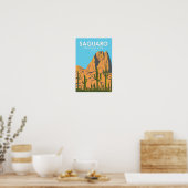 Nationaal Park Arizona Beehive Peak  Poster (Keuken)