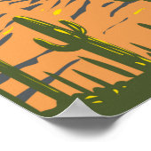 Nationaal Park Arizona Beehive Peak  Poster (Hoek)