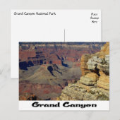 Nationaal park Arizona Briefkaart Grand Canyon (Voorkant / Achterkant)