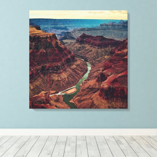 Nationaal Park Arizona, Colorado Canvas Afdruk (Insitu (Houten vloer))