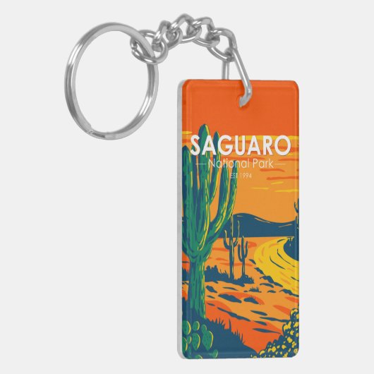 Nationaal Park Arizona, dubbelzijdig Sleutelhanger (Voorkant Links)