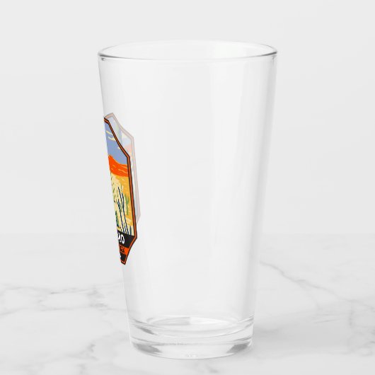 Nationaal Park Arizona Giant Cactus  Glas (Links)