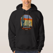 Nationaal Park Arizona Giant Cactus  Hoodie (Voorkant)