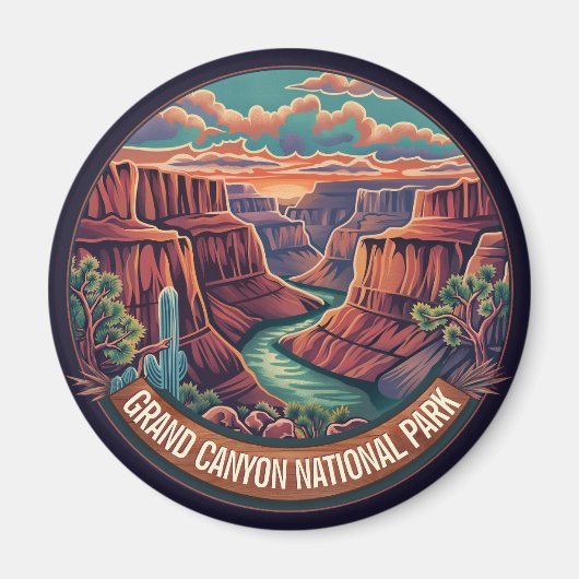  Nationaal Park Arizona Grand Canyon Magneet (Voorkant)
