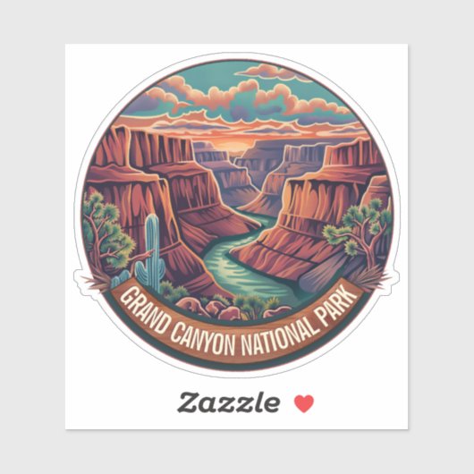  Nationaal Park Arizona Grand Canyon Sticker (Vel)