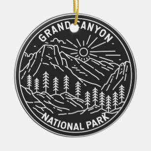 Nationaal park Arizona Monoline Keramisch Ornament