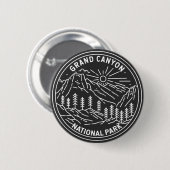 Nationaal park Arizona Monoline Ronde Button 5,7 Cm (Voorkant /achterkant)