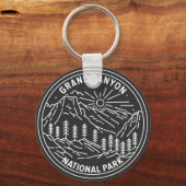 Nationaal park Arizona Monoline Sleutelhanger (Voorkant)