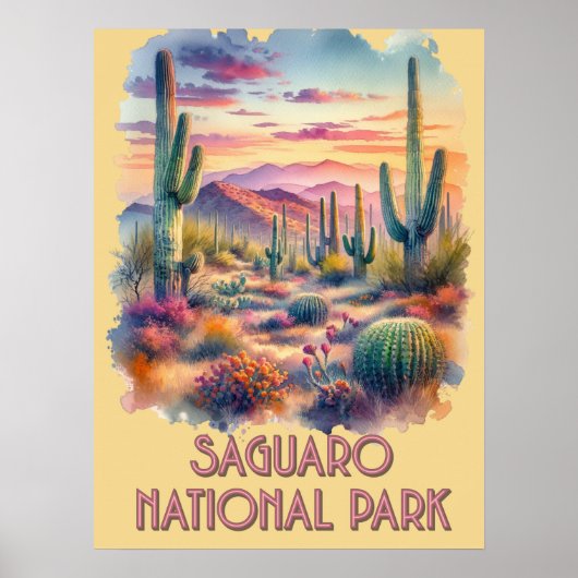 Nationaal Park Arizona Poster (Voorkant)