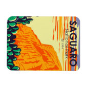 Nationaal Park Arizona Prickly Pear Cactus Magneet (Horizontaal)