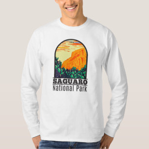 Nationaal Park Arizona Prickly Pear Cactus T-shirt