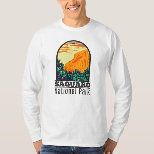 Nationaal Park Arizona Prickly Pear Cactus T-shirt (Voorkant)