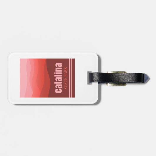 Nationaal Park Arizona Red Hills Bagagelabel (Achterkant horizontaal)