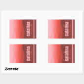 Nationaal Park Arizona Red Hills Rechthoekige Sticker (Vel)