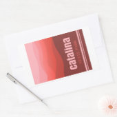 Nationaal Park Arizona Red Hills Rechthoekige Sticker (Envelop)