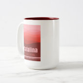 Nationaal Park Arizona Red Hills Tweekleurige Koffiemok (Voorkant links)