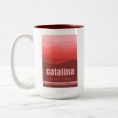 Nationaal Park Arizona Red Hills Tweekleurige Koffiemok (Links)