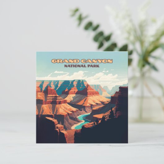 Nationaal park Arizona Retro (Staand voorkant)