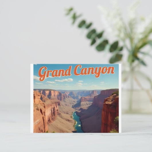 Nationaal park Arizona Retro Briefkaart (Staand voorkant)