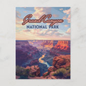 Nationaal park Arizona Retro Briefkaart (Voorkant)
