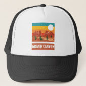 Nationaal park Arizona,  Retro Grand Canyon Trucker Pet (Voorkant)