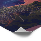 Nationaal park Arizona Retro Poster (Hoek)