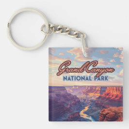 Nationaal park Arizona Retro Sleutelhanger