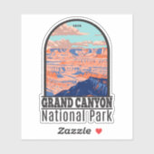 Nationaal park Arizona Retro Sticker (Vel)