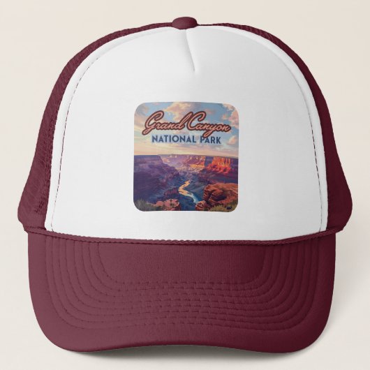Nationaal park Arizona Retro Trucker Pet (Voorkant)