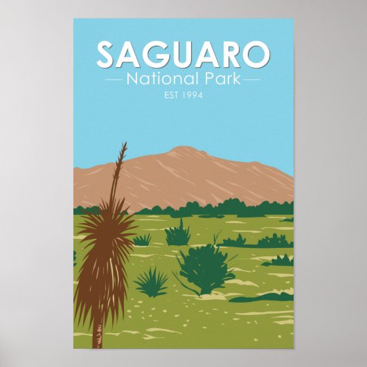 Nationaal Park Arizona Rincon Peak  Poster (Voorkant)