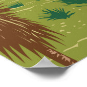 Nationaal Park Arizona Rincon Peak  Poster (Hoek)