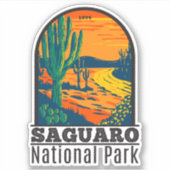 Nationaal park Arizona  Sticker (Voorkant)