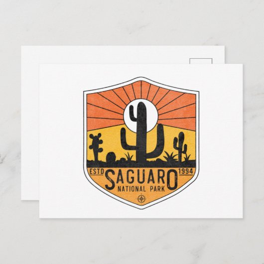Nationaal park Arizona Tucson Cactus Briefkaart (Voorkant / Achterkant)