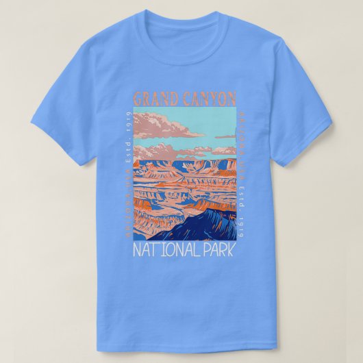 Nationaal park Arizona - verdringingsverdamper T-shirt (Design voorkant)