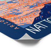 Nationaal park Arizona verhit Poster (Hoek)